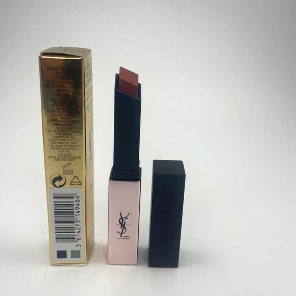 YSL The Slim Glow Matte Lipstick 214 Illicit Orange BRAND NEW - Picture 4 of 4
